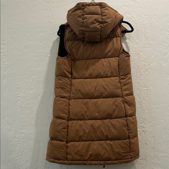 Women's Brown Quilted Vest CG - Picture 6 of 7